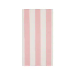 Petal Pink Cabana Stripe Guest Napkins