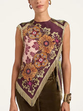 Asymmetrical Fringe Top