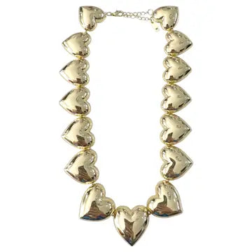 Mitylene Krista Chunky Heart Necklace