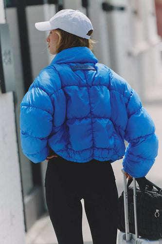 FP Movement In a Bubble Puffer Jacket Blue