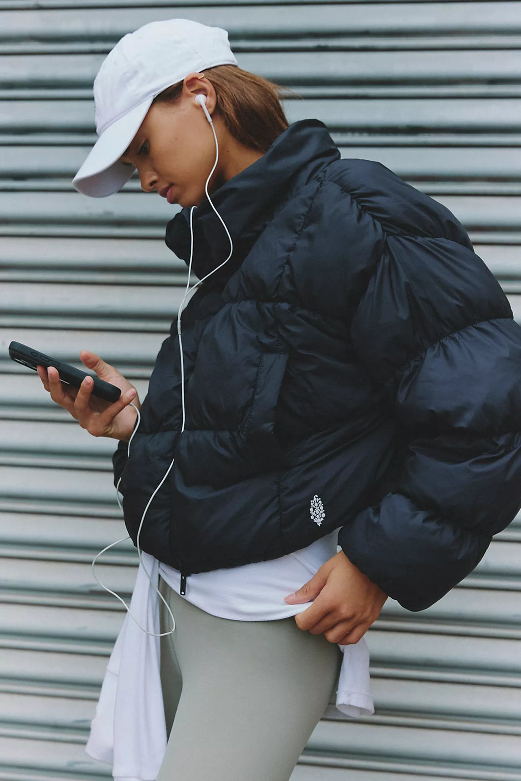 FP Movement In a Bubble Puffer Jacket Black