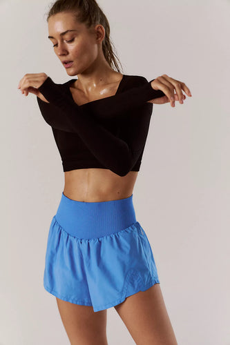 FP Movement Carpe Diem Shorts Riviera Blue