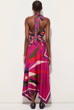 Abstract Geometric Halter Skirt Set