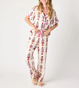 Katie Kime Holiday March Pajama Pants Set