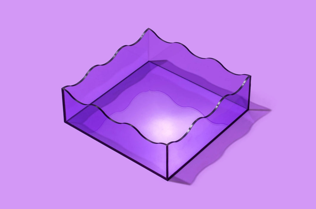 Small Square Wavy Tray