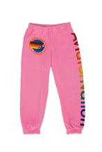 Aviator Nation Kids Sweatpants in Neon Pink