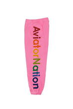 Aviator Nation Kids Sweatpants in Neon Pink