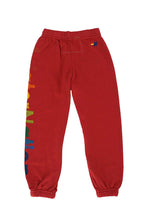 Aviator Nation Kids Sweatpants in Red