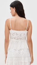 LoveShackFancy Rowina Top in Optic White