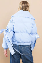 Mitylene Puffer Jacket in Baby Blue
