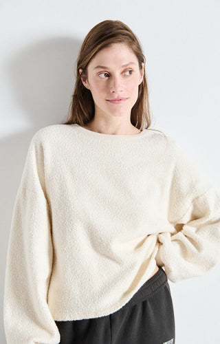 American Vintage Bobypark Sweatshirt in Ecru