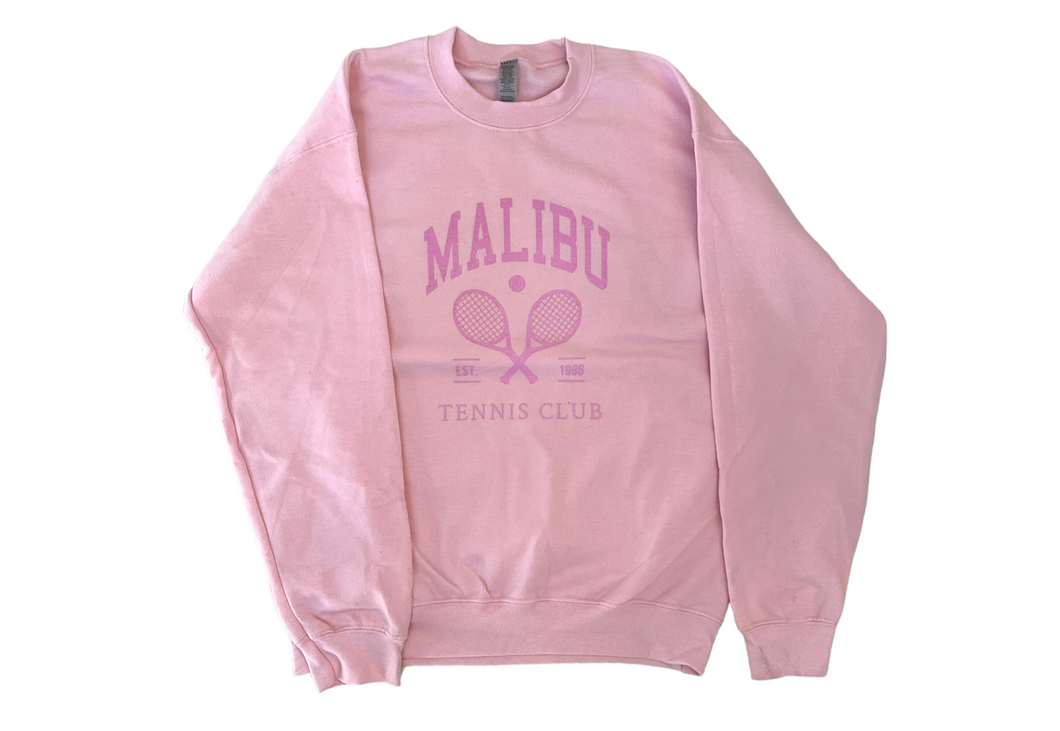 Mitylene Malibu Tennis Club Sweatshirt in Pink