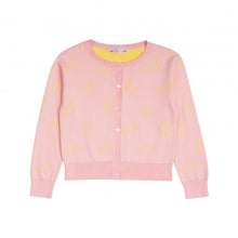 Bonpoint Cherry Cardigan in Candy Pink