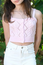 Katie J Claire Sweater Cami in Pink