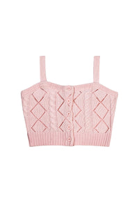 Katie J Claire Sweater Cami in Pink