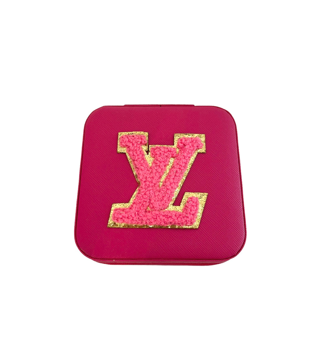 LV Jewelry Box in Hot Pink Glitter