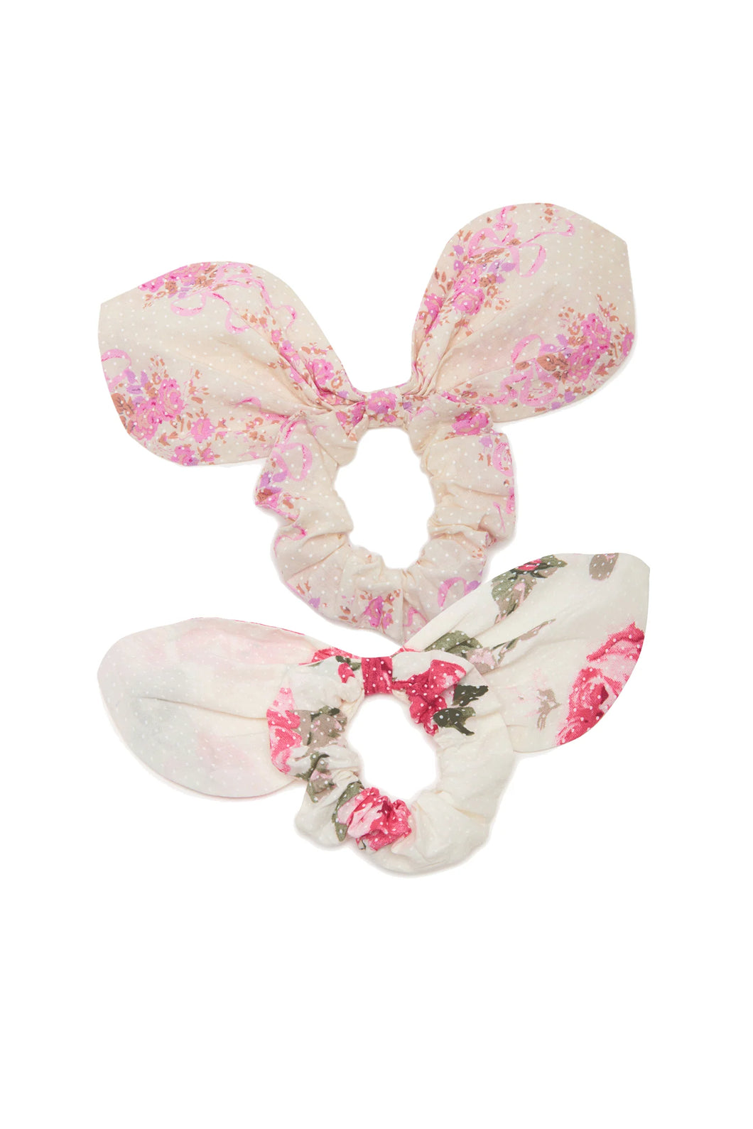 LoveShackFancy Songbird Scrunchies in Multi