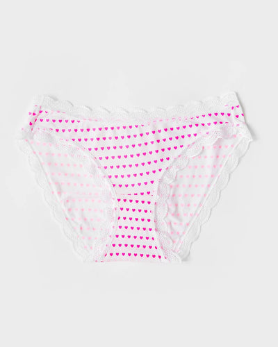 Stripe & Stare Pink Heart Knickers