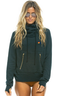 Aviator Nation Ninja Pullover Hoodie in Charcoal