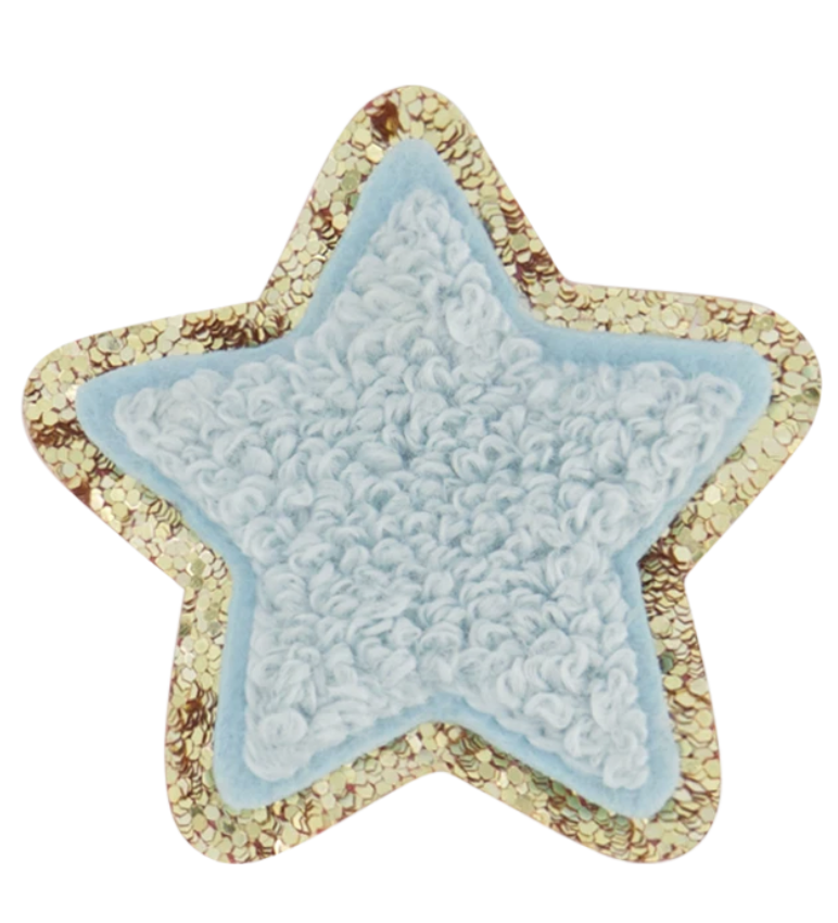 Gold Glitter Star Patch