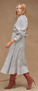 Seraphina Carey Smocked Dress in Blush Floral