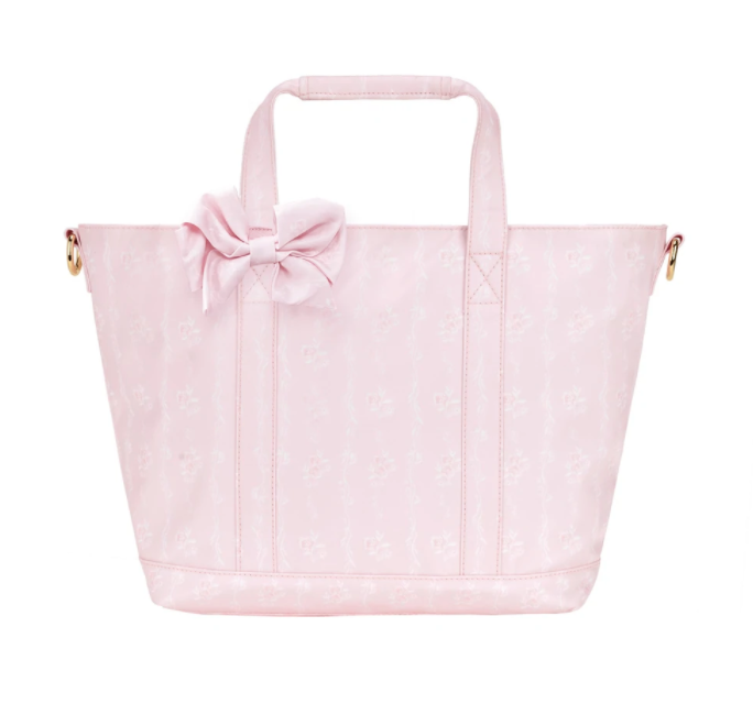 Stoney Clover High Tea Printed Ruffle Mini Tote with Bow in Scones & Cakes