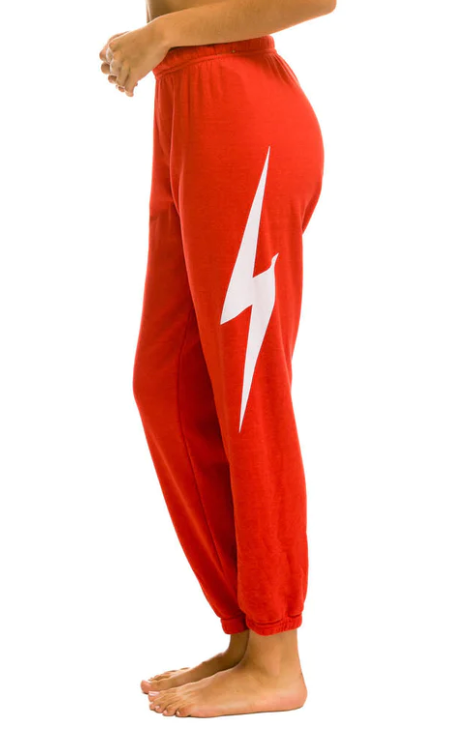 Aviator nation lightning bolt sweatpants sales