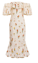 Agua Bendita Caribe Clementina Cotton Maxi Dress